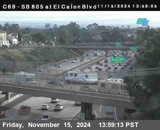 SB 805 at El Cajon Blvd (On Ramp)