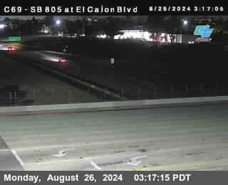 SB 805 at El Cajon Blvd (On Ramp)