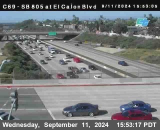 SB 805 at El Cajon Blvd (On Ramp)