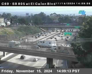 SB 805 at El Cajon Blvd (On Ramp)