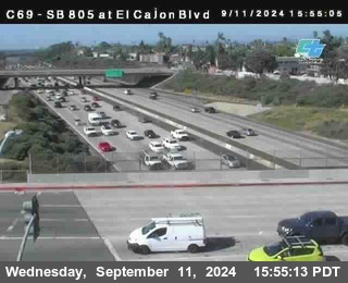 SB 805 at El Cajon Blvd (On Ramp)