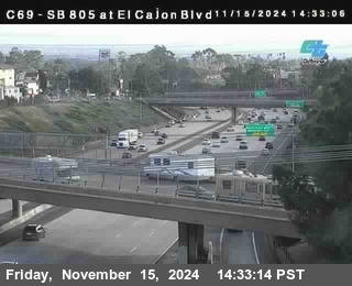 SB 805 at El Cajon Blvd (On Ramp)