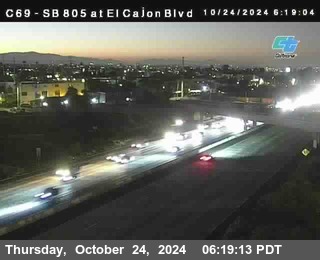 SB 805 at El Cajon Blvd (On Ramp)