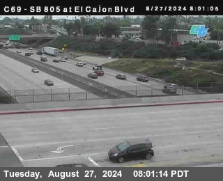 SB 805 at El Cajon Blvd (On Ramp)