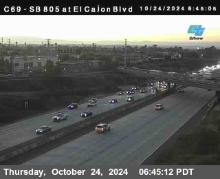 SB 805 at El Cajon Blvd (On Ramp)