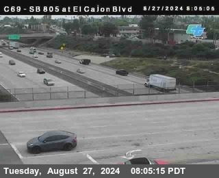 SB 805 at El Cajon Blvd (On Ramp)