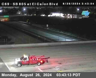 SB 805 at El Cajon Blvd (On Ramp)