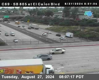 SB 805 at El Cajon Blvd (On Ramp)