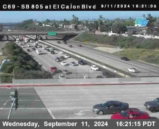 SB 805 at El Cajon Blvd (On Ramp)