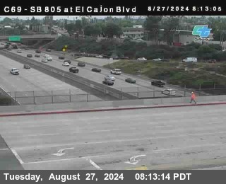 SB 805 at El Cajon Blvd (On Ramp)