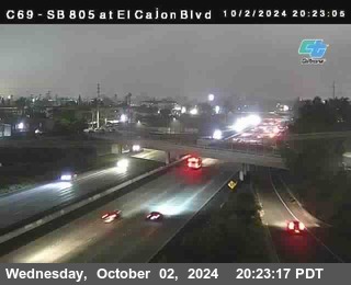 SB 805 at El Cajon Blvd (On Ramp)