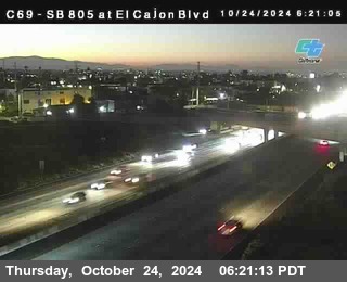 SB 805 at El Cajon Blvd (On Ramp)