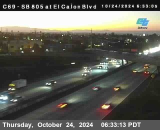 SB 805 at El Cajon Blvd (On Ramp)