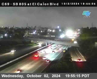 SB 805 at El Cajon Blvd (On Ramp)