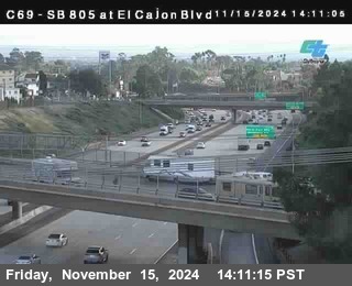 SB 805 at El Cajon Blvd (On Ramp)