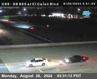 SB 805 at El Cajon Blvd (On Ramp)