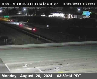 SB 805 at El Cajon Blvd (On Ramp)