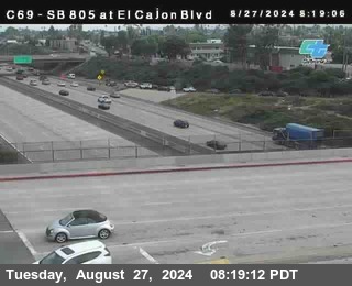 SB 805 at El Cajon Blvd (On Ramp)