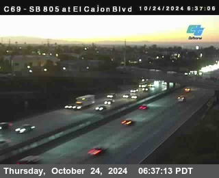 SB 805 at El Cajon Blvd (On Ramp)