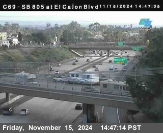 SB 805 at El Cajon Blvd (On Ramp)