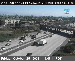 SB 805 at El Cajon Blvd (On Ramp)