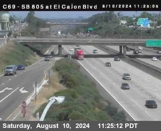 SB 805 at El Cajon Blvd (On Ramp)