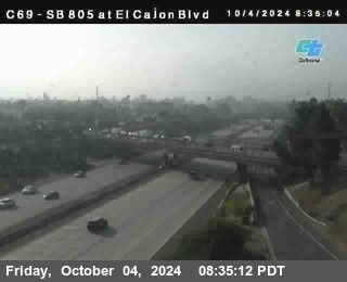 SB 805 at El Cajon Blvd (On Ramp)