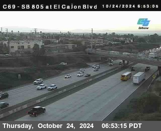 SB 805 at El Cajon Blvd (On Ramp)