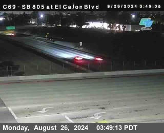 SB 805 at El Cajon Blvd (On Ramp)