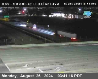 SB 805 at El Cajon Blvd (On Ramp)