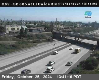 SB 805 at El Cajon Blvd (On Ramp)