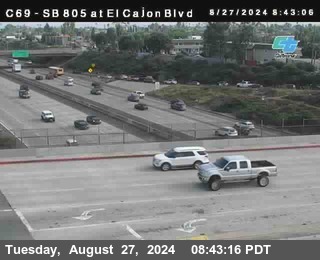 SB 805 at El Cajon Blvd (On Ramp)