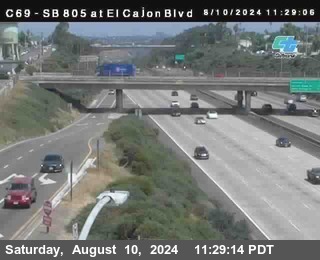 SB 805 at El Cajon Blvd (On Ramp)