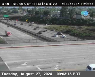 SB 805 at El Cajon Blvd (On Ramp)