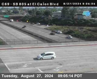 SB 805 at El Cajon Blvd (On Ramp)