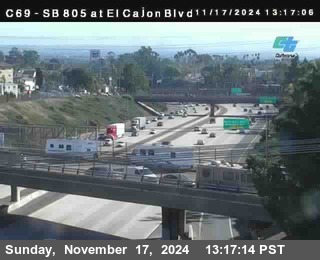 SB 805 at El Cajon Blvd (On Ramp)