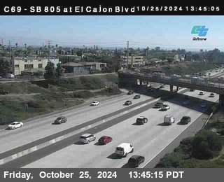 SB 805 at El Cajon Blvd (On Ramp)