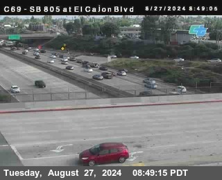 SB 805 at El Cajon Blvd (On Ramp)