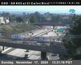 SB 805 at El Cajon Blvd (On Ramp)