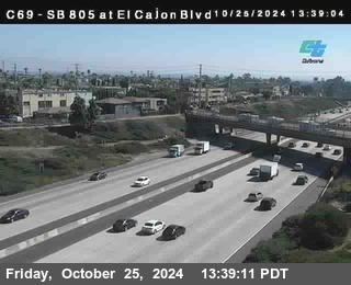 SB 805 at El Cajon Blvd (On Ramp)