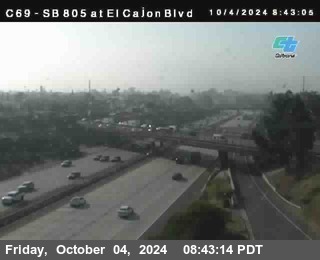 SB 805 at El Cajon Blvd (On Ramp)