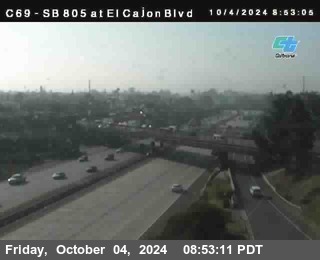 SB 805 at El Cajon Blvd (On Ramp)