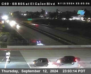 SB 805 at El Cajon Blvd (On Ramp)