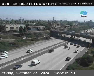 SB 805 at El Cajon Blvd (On Ramp)