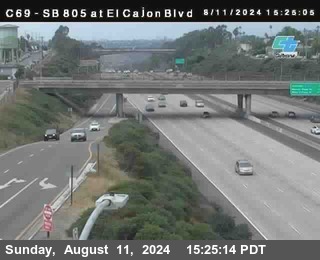 SB 805 at El Cajon Blvd (On Ramp)