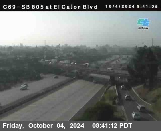 SB 805 at El Cajon Blvd (On Ramp)