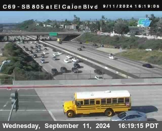 SB 805 at El Cajon Blvd (On Ramp)