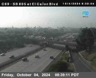 SB 805 at El Cajon Blvd (On Ramp)