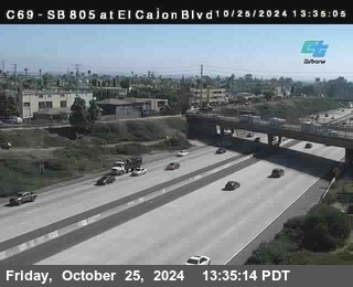 SB 805 at El Cajon Blvd (On Ramp)