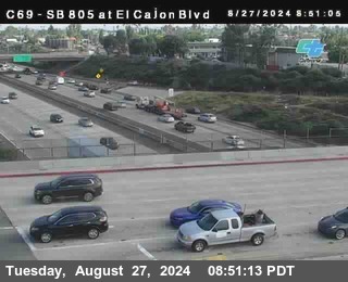 SB 805 at El Cajon Blvd (On Ramp)